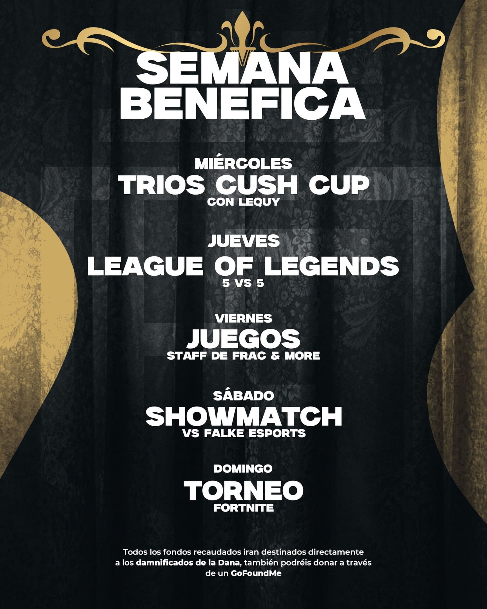 Semana benéfica para los afectados de la DANA de Valencia