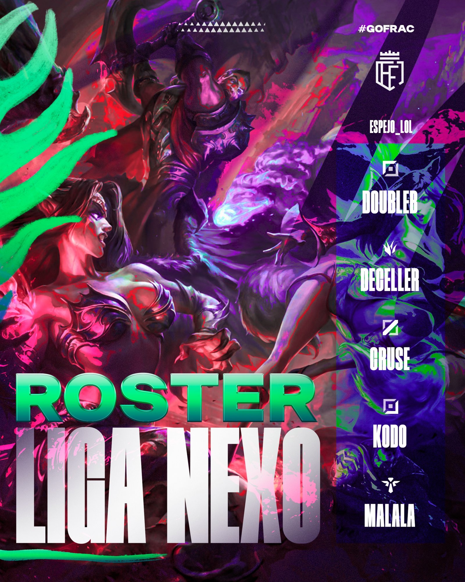 Presentación del primer roster de Liga Nexo